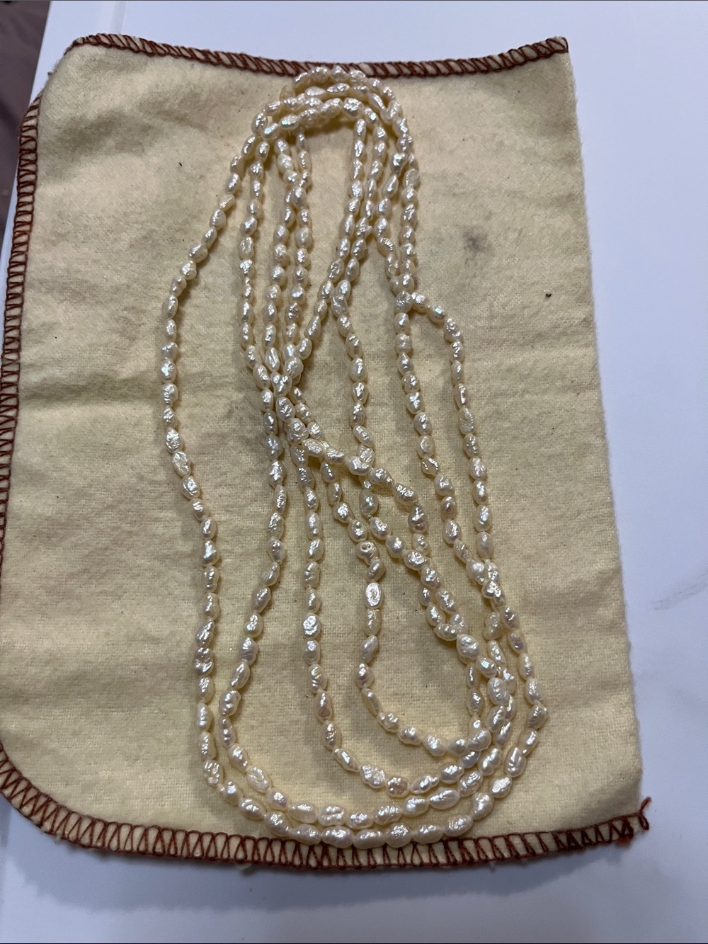 Multi-Strand Cream Pearl Necklace – Timeless Layered Style